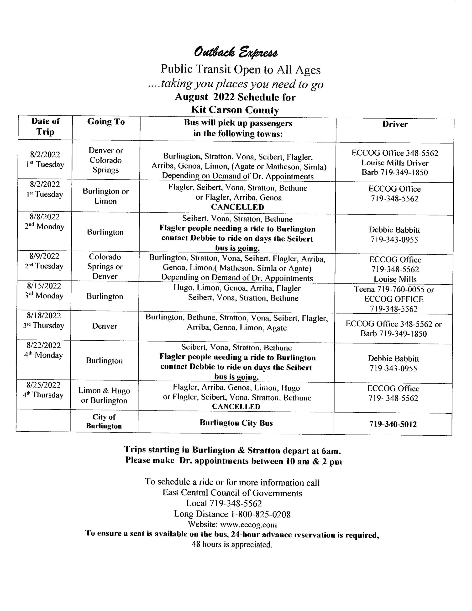 Kit Carson County Schedules Fares kit-carson-county-schedules-fares